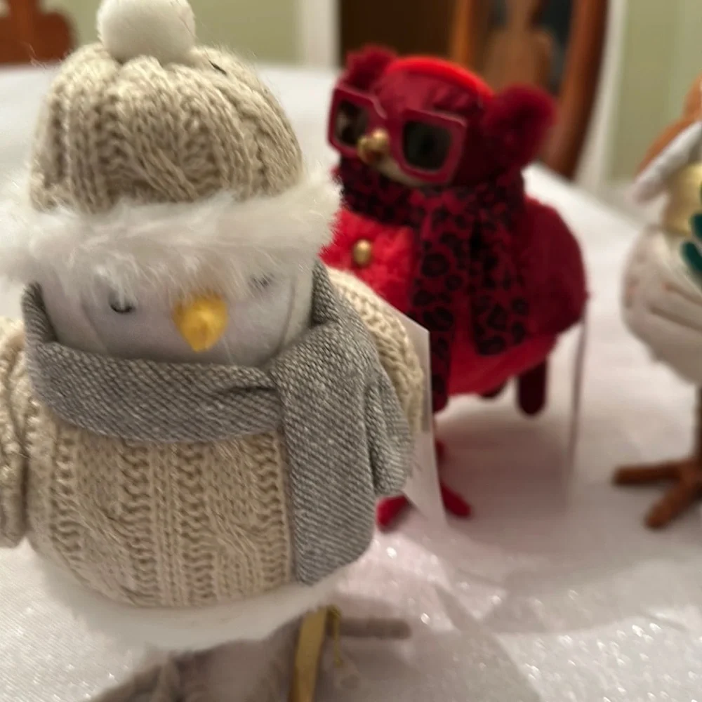 Target Wondershop 2023 Featherly bird collection Christmas Holiday total of 7